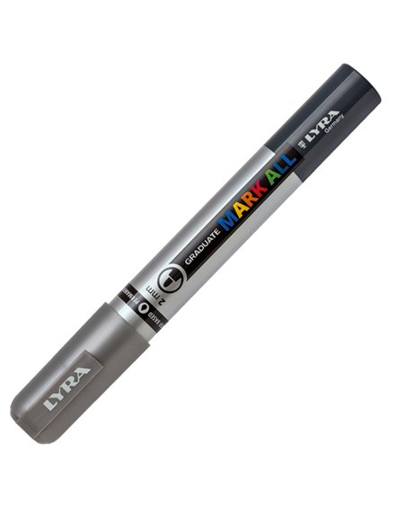 Marcatore Graduate Mark All punta tonda argento Lyra L6820251
