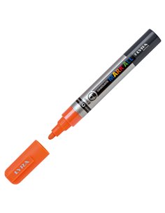 Marcatore Graduate Mark All punta tonda arancione fluo Lyra L6820313