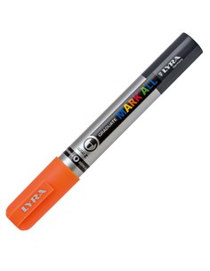 Marcatore Graduate Mark All punta tonda arancione fluo Lyra L6820313 2