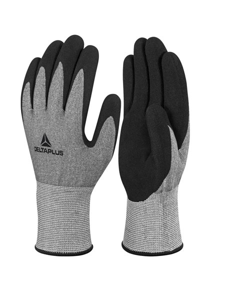 Guanto VENICUT F XTREM CUT antitaglio Tg.09 col. grigio/nero VECUTF01NO09 DELTAPLUS GUANTI DI PROTEZIONE