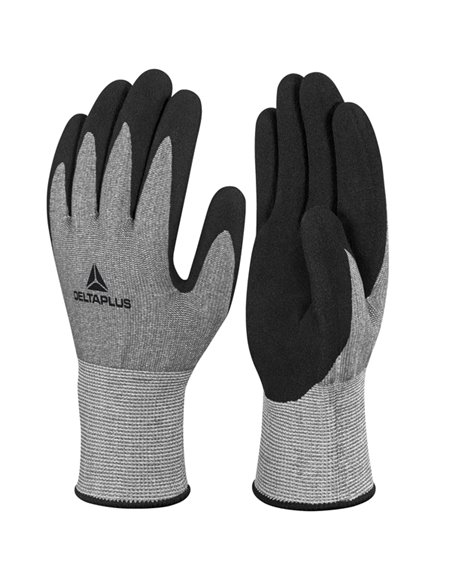 Guanto VENICUT F XTREM CUT antitaglio Tg.10 col. grigio/nero VECUTF01NO10 DELTAPLUS GUANTI DI PROTEZIONE