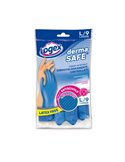 Guanti in nitrile DERMASAFE tg. L Blu 1254LXL