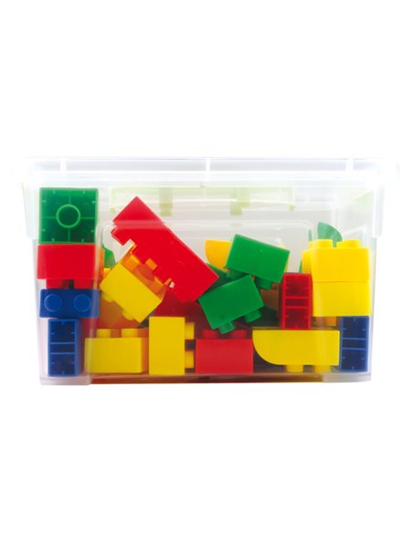 Bauletto 70 mattoncini da costruzione Midi in colori assortiti CWR 12353/1 CWR REGOLI-GIOCHI DIDATTICI
