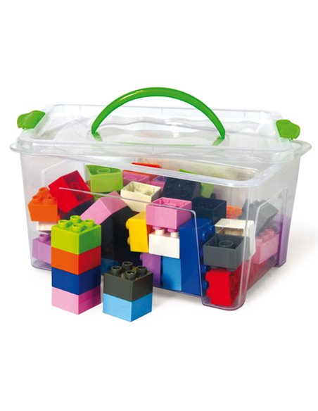 Bauletto 70 mattoncini da costruzione Midi in colori assortiti CWR 12353/1 CWR REGOLI-GIOCHI DIDATTICI