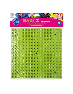 5 basi per costruzioni Midi 25x25cm in colori assortiti CWR 12356