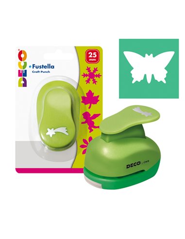 Fustella con motivo Farfalla dim. 25mm DECO 10642 DECO ACCESSORI DIDATTICI E LAVORI MANUALI