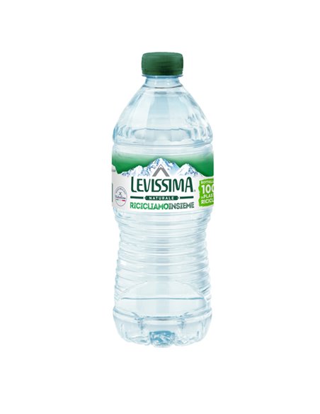 Acqua naturale bottiglia PET 100 riciclabile 500ml Levissima 12456741 Levissima BEVANDE