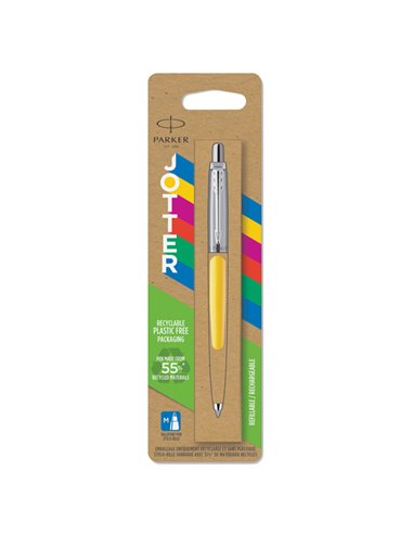 Penna a sfera Jotter Original punta M fusto giallo Parker 2076056