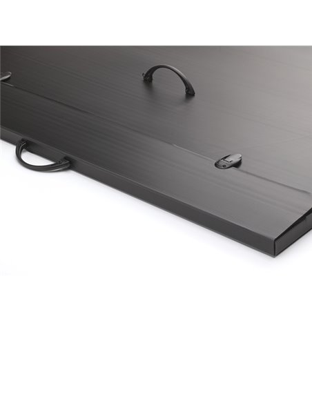 Valigetta polionda Every Line Total Black 27x37,5cm dorso 5cm Favorit 100501063 FAVORIT VALIGETTE POLIONDA-PORTADISEGNI