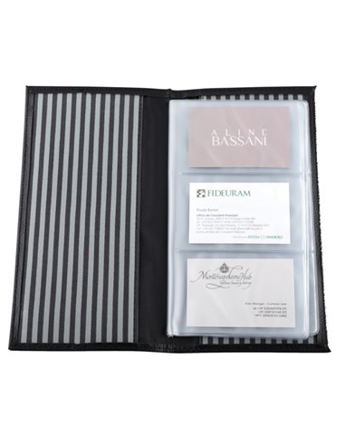 Portabiglietti da visita Professional 12,5x23,5cm nero City Time 4852-N City Time PORTABLOCCHI AGENDE E TACCUINI