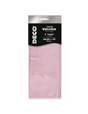 Busta 5 fogli carta velina 20gr 50x76cm rosa DECO 12283/21