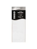 Busta 5 fogli carta velina 20gr 50x76cm bianco perlescente DECO 12295/01