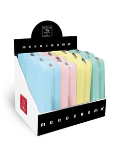 Bustina silicone Soft Touch 80x200x60mm colori assortiti pastel Monocromo Pigna 022990300 2