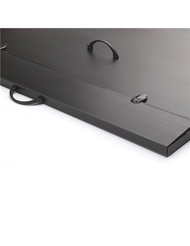 Valigetta polionda Every Line Total Black 36,5x56,5cm dorso 5,5cm Favorit 100501083 FAVORIT VALIGETTE POLIONDA-PORTADISEGNI