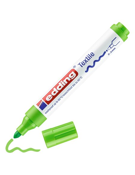 Astuccio 5 colori freddi per tessuto punta 2,0-3,0mm 4500 Edding 4-4500-5099 EDDING SPECIALI (CD-VETRO-TESSUTI-ECC.)