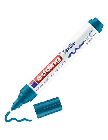 Astuccio 5 colori freddi per tessuto punta 2,0-3,0mm 4500 Edding 4-4500-5099 EDDING SPECIALI (CD-VETRO-TESSUTI-ECC.)