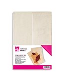 Confezione da 10 fogli carta riso GR 25 50x70cm bianco CWR 08051