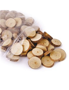 Busta 100pz fettine di legno naturale TT101 CWR TT101 CWR ACCESSORI DIDATTICI E LAVORI MANUALI