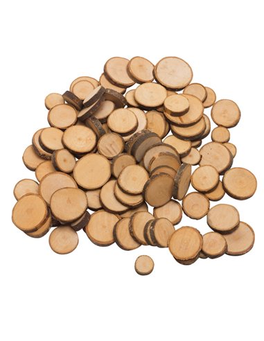Busta 100pz fettine di legno naturale TT101 CWR TT101 CWR ACCESSORI DIDATTICI E LAVORI MANUALI