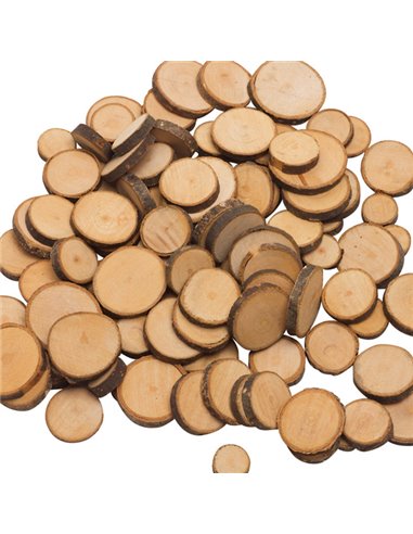 Busta 100pz fettine di legno naturale TT101 CWR TT101 CWR ACCESSORI DIDATTICI E LAVORI MANUALI