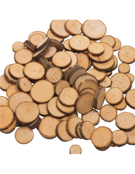 Busta 100pz fettine di legno naturale TT101 CWR TT101 CWR ACCESSORI DIDATTICI E LAVORI MANUALI
