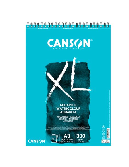 Album XL Aquarelle f.to A3 300gr 30fg Canson 400039171 CANSON ALBUM DISEGNO BIANCO