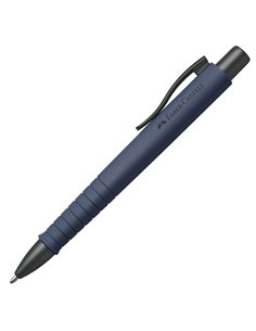 Penna a sfera 0,7mm Poly Ball Urban fusto navy blu Faber Castell 241189 FABER-CASTELL A SCATTO