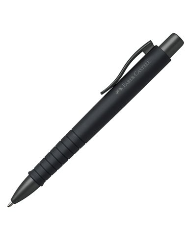 Penna a sfera 0,7mm Poly Ball Urban fusto all black Faber Castell 241190 FABER-CASTELL A SCATTO