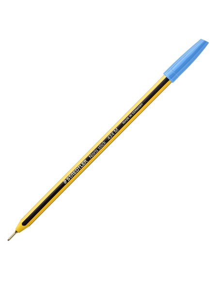 Scatola 10 penna a sfera 434 Noris Stick azzurro chiaro 1,0mm STAEDTLER 434 30 STAEDTLER CON CAPPUCCIO