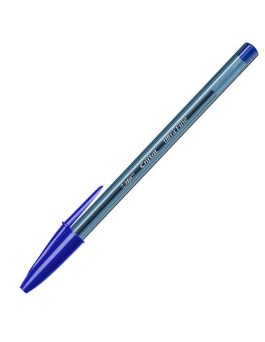 Scatola 20 penna sfera con cappuccio Cristal® Exact 0.7mm blu BIC® 992605 BIC CON CAPPUCCIO