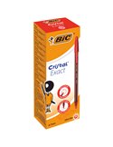 Scatola 20 penna sfera con cappuccio Cristal® Exact 0.7mm rosso BIC® 992604