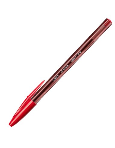 Scatola 20 penna sfera con cappuccio Cristal® Exact 0.7mm rosso BIC® 992604