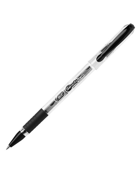 Scatola 30 penne sfera con cappuccio 0.5mm Gelocity Stic nero BIC® CEL1010266 BIC CON CAPPUCCIO