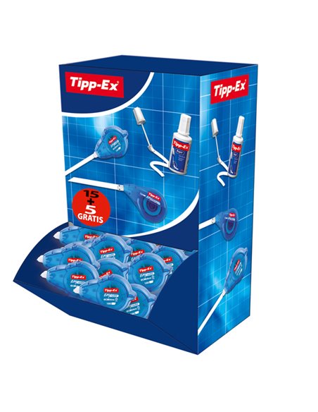 Value Pack 15+5 correttore a nastro 5mmx14mt Easy Refill Tipp-Ex 895952 TIPP-EX CORRETTORI A NASTRO