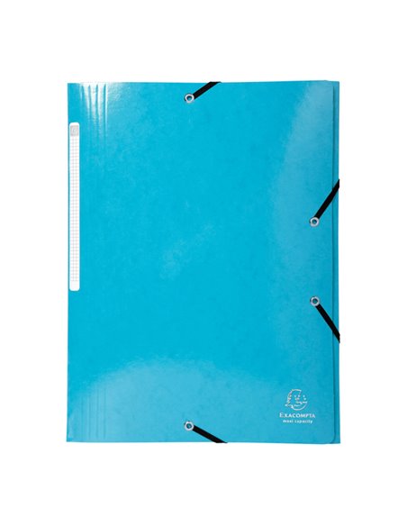 Cartelle 3 L c/elastici Iderama A4 col ass. Exacompta 55829E EXACOMPTA CARTELLE CON ELASTICO