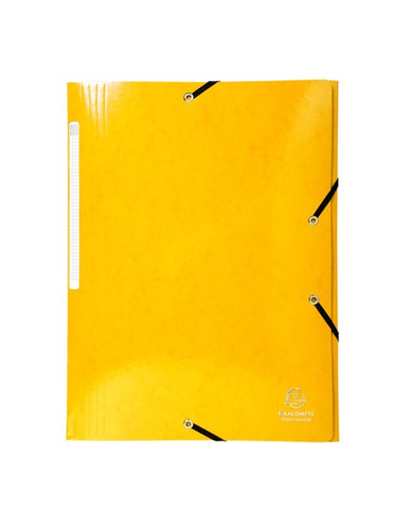 Cartelle 3 L c/elastici Iderama A4 col ass. Exacompta 55829E EXACOMPTA CARTELLE CON ELASTICO