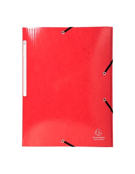 Cartelle 3 L c/elastici Iderama A4 col ass. Exacompta 55829E EXACOMPTA CARTELLE CON ELASTICO