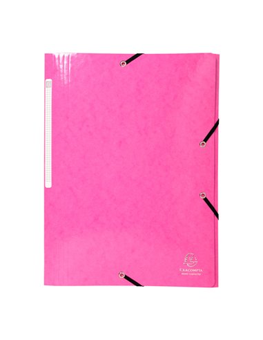 Cartelle 3 L c/elastici Iderama A4 col ass. Exacompta 55829E EXACOMPTA CARTELLE CON ELASTICO