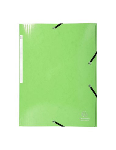 Cartelle 3 L c/elastici Iderama A4 col ass. Exacompta 55829E EXACOMPTA CARTELLE CON ELASTICO