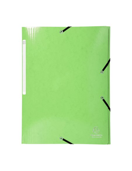 Cartelle 3 L c/elastici Iderama A4 col ass. Exacompta 55829E EXACOMPTA CARTELLE CON ELASTICO