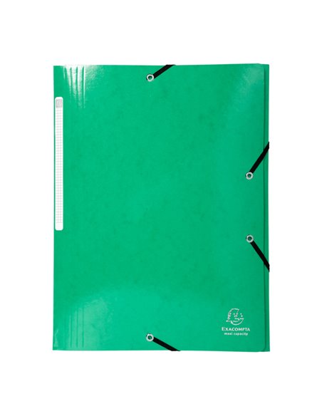 Cartelle 3 L c/elastici Iderama A4 col ass. Exacompta 55829E EXACOMPTA CARTELLE CON ELASTICO