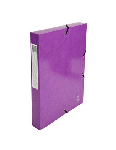 Scatola archivio box Iderama dorso 40mm A4 col ass. Exacompta 59929E EXACOMPTA SCATOLE PROGETTO CON ELASTICO