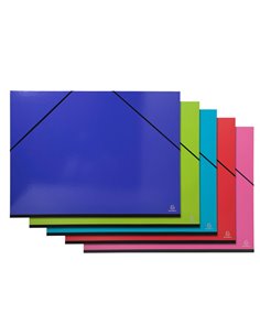 Cartella porta disegni c/elastici f.to 52x72cm Iderama Exacompta 25829E EXACOMPTA CARTELLE CON ELASTICO