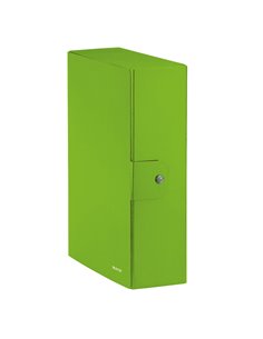 Scatola progetto WOW dorso 10cm verde lime LEITZ 39680054 LEITZ SCATOLE ARCHIVIO CON BOTTONE