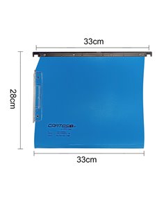 Cartella sospesa armadio in PP 33/U-3cm Blu 514M Beta Cartesio PP 514M BETA3-A3 BERTESI CARTELLE SOSPESE IN PP 2