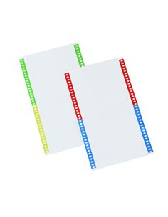 Pack 10fg da 34 cartoncini per lenticolari x cart. Sospese armadio mod. Link 033-10 BERTESI ETICHETTE PER CART. SOSPESE