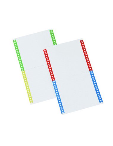 Pack 10fg da 34 cartoncini per lenticolari x cart. Sospese armadio mod. Link 033-10 BERTESI ETICHETTE PER CART. SOSPESE