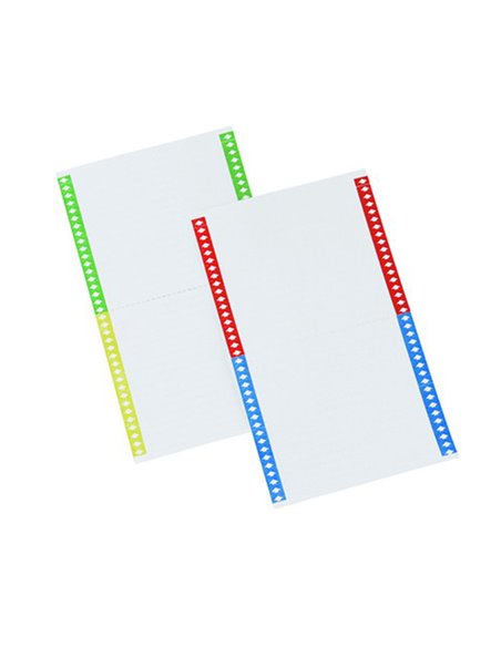 Pack 10fg da 34 cartoncini per lenticolari x cart. Sospese armadio mod. Link 033-10 BERTESI ETICHETTE PER CART. SOSPESE