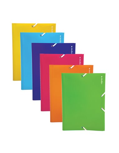 Cartella 3L con elastico Colorosa in PP col.ass. A4 362201 Colorosa CARTELLINE IN PLASTICA CON ELASTICO