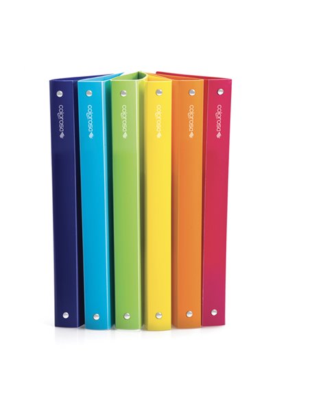 Raccoglitore Colorosa 4R ø15mm col.ass 245x307mm 362815.S1 Colorosa RACCOGLITORI AD ANELLI